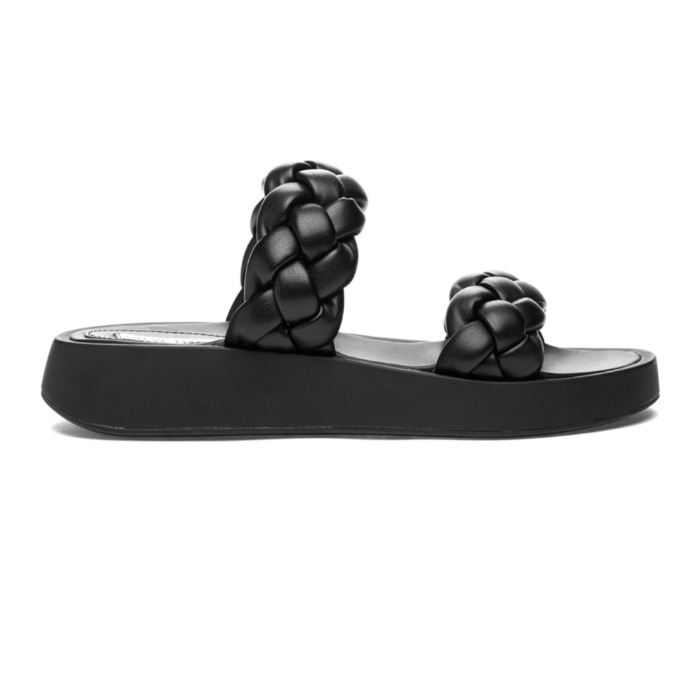 Steve Madden NEW black braided Sandal